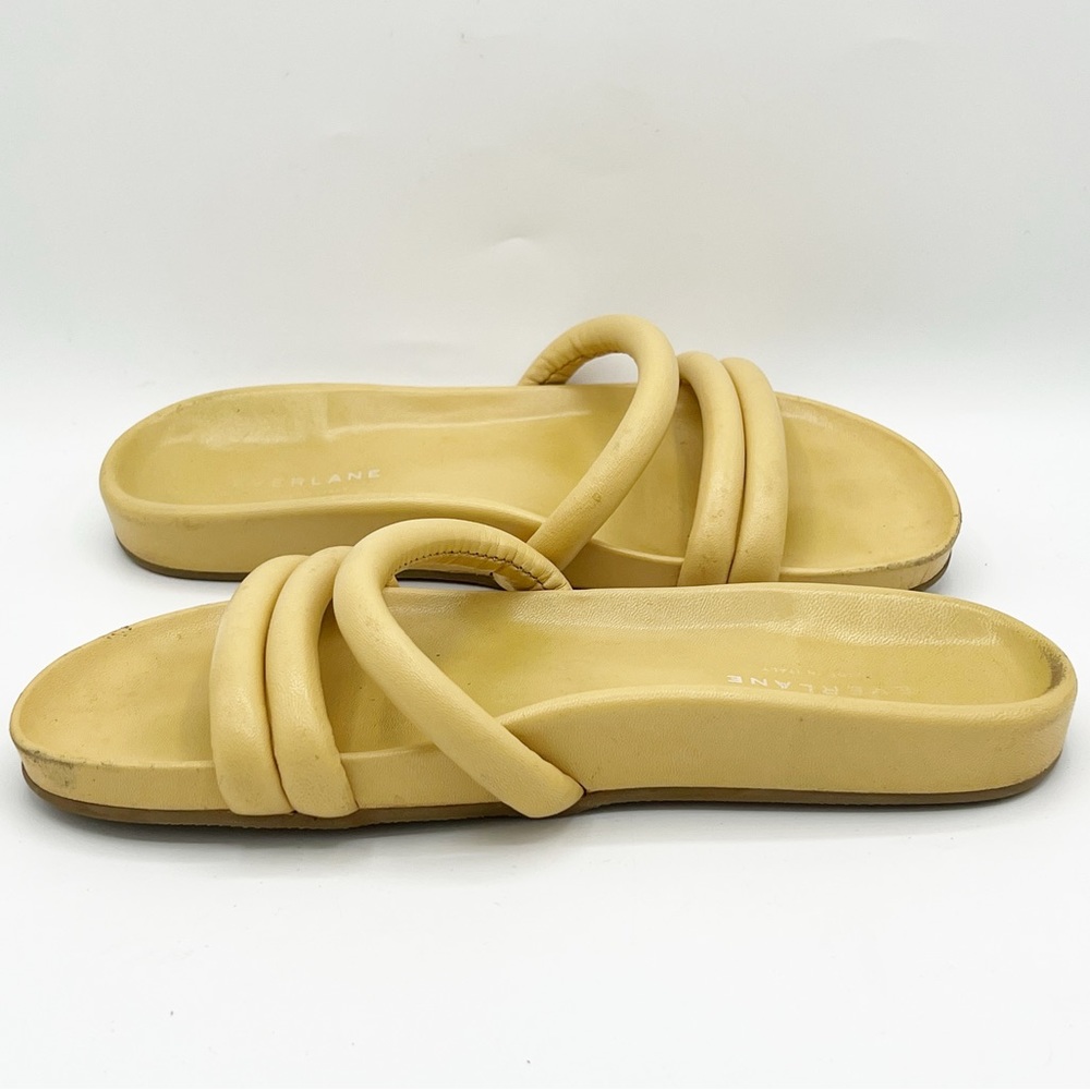 Everlane The Form Three-Strap Yellow Sandal Size 7 - Picture 8 of 11